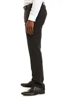 Men's Solid Flat Front Dress Pants