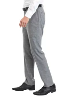 Men's Gray Windowpane Suit Separate Pants