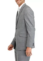 Men's Windowpane Suit Separate Coat