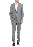 Men's Windowpane Suit Separate Coat