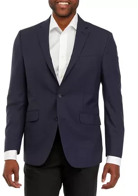 Men's Blue Texture Sport Coat