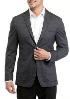 Single Breasted 2 Button-Front Patch Pocket Notch Lapel Classic Fit Sport Coat