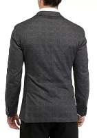 Single Breasted 2 Button-Front Patch Pocket Notch Lapel Classic Fit Sport Coat