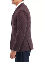 Burgundy Knit Techni-Cole Sport Coat