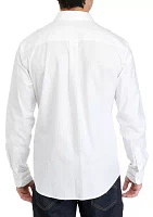 Men's Long Sleeve Woven Oxford Shirt