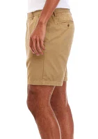 Men's Washed Twill Shorts