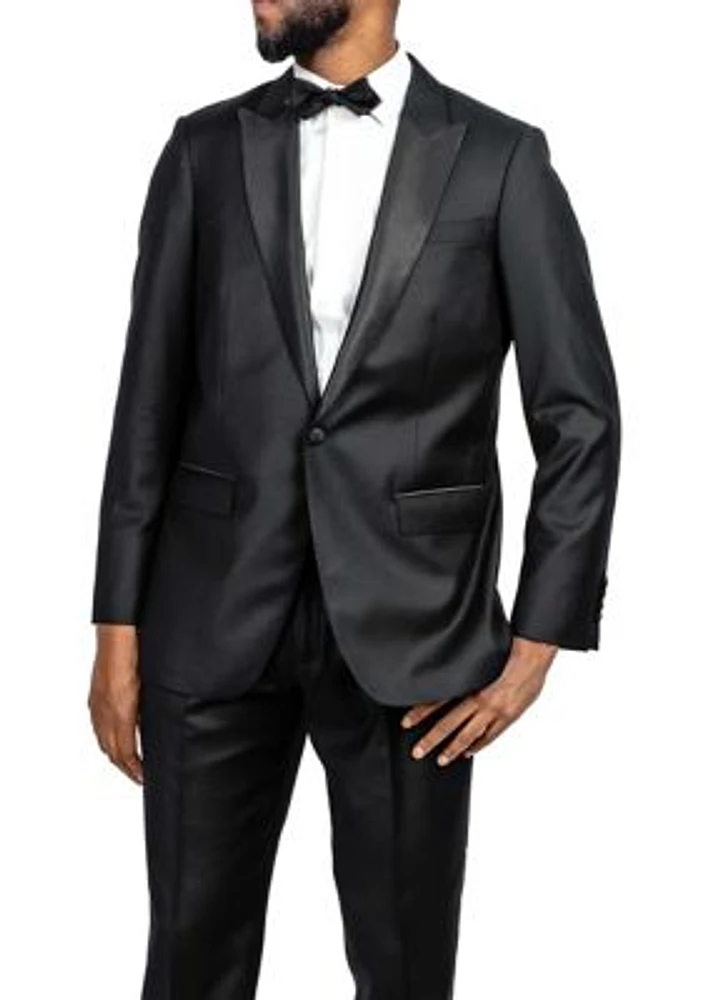 Men's Black Tuxedo Peak Jacket