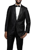 Men's Black Tuxedo Peak Jacket