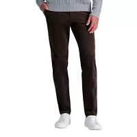 Men's Stretch Corduroy Straight Fit Flat Front Pant