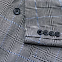 J.M. Haggar™ Large Plaid Windowpane Slim Sport Coat