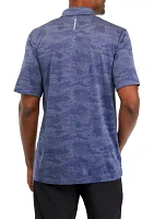 Short Sleeve Printed Polo Shirt