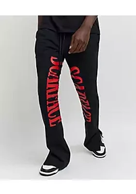 REASON BRAND Scarface Licensed Stacked Fleece Bottom