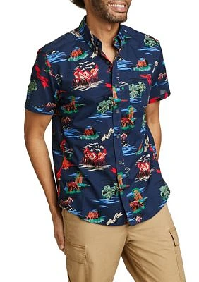 Men's Baja Short Sleeve Printed Shirt