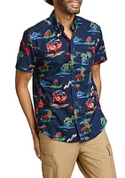 Men's Baja Short Sleeve Printed Shirt