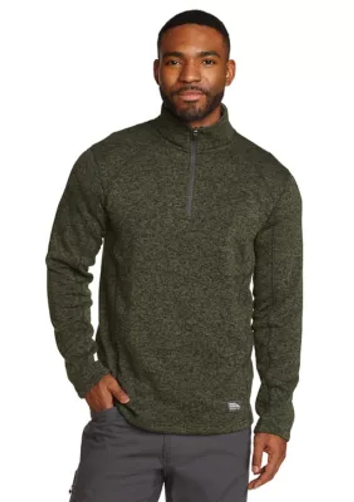 Men's Long Sleeve Radiator Fleece 1/4 Zip Pullover