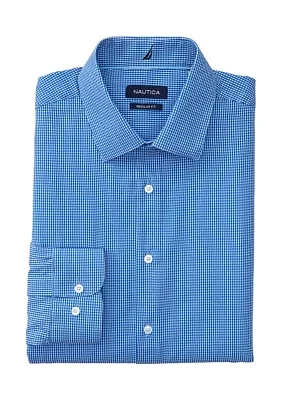 Classic Blue Micro Check Shirt