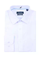 Classic White Solid Dress Shirt