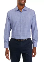 Mini Check Print Dress Shirt