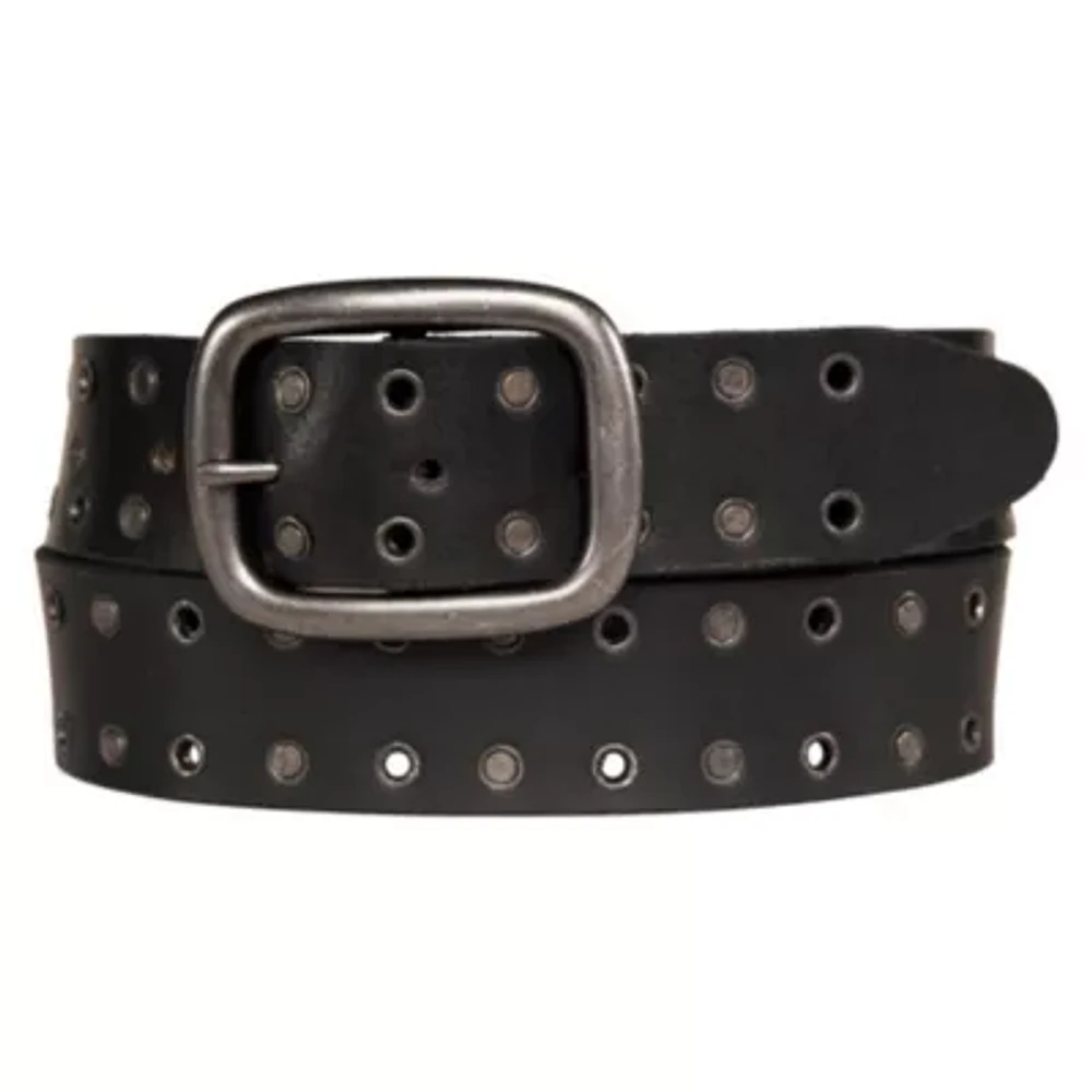 Grommet and Stud Leather Belt