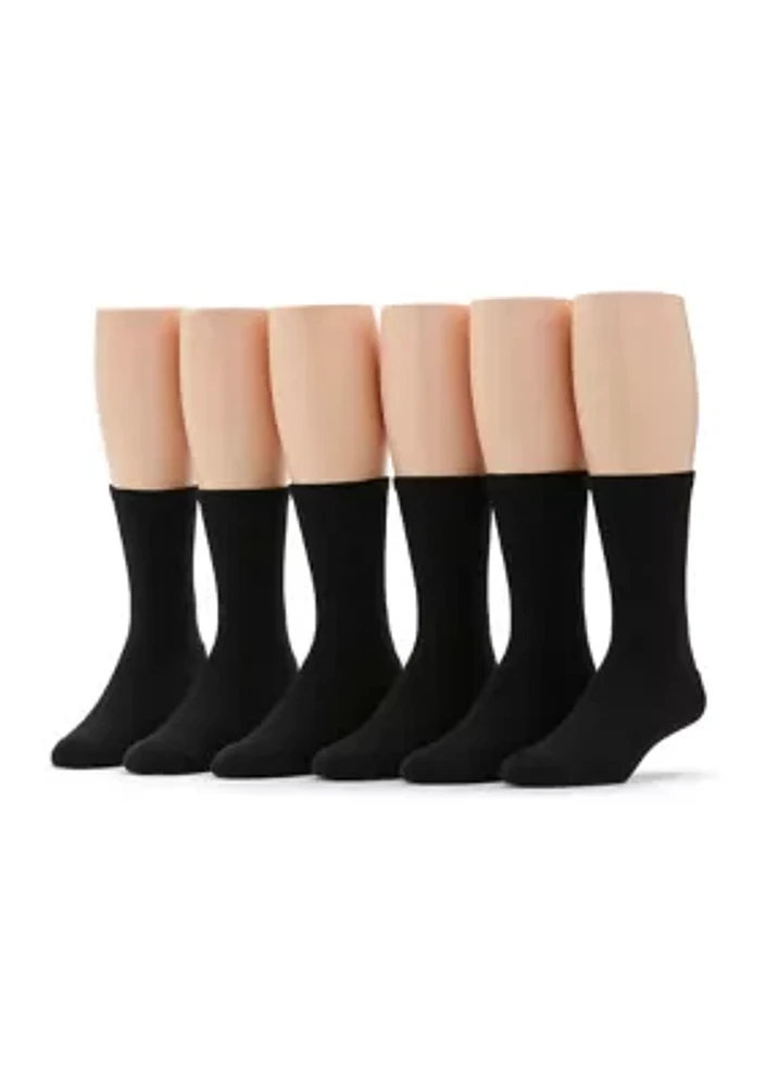 Crew Socks - 6 Pack