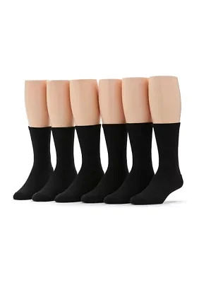 Crew Socks - 6 Pack