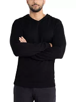 Men's Basic Hooded Sweater