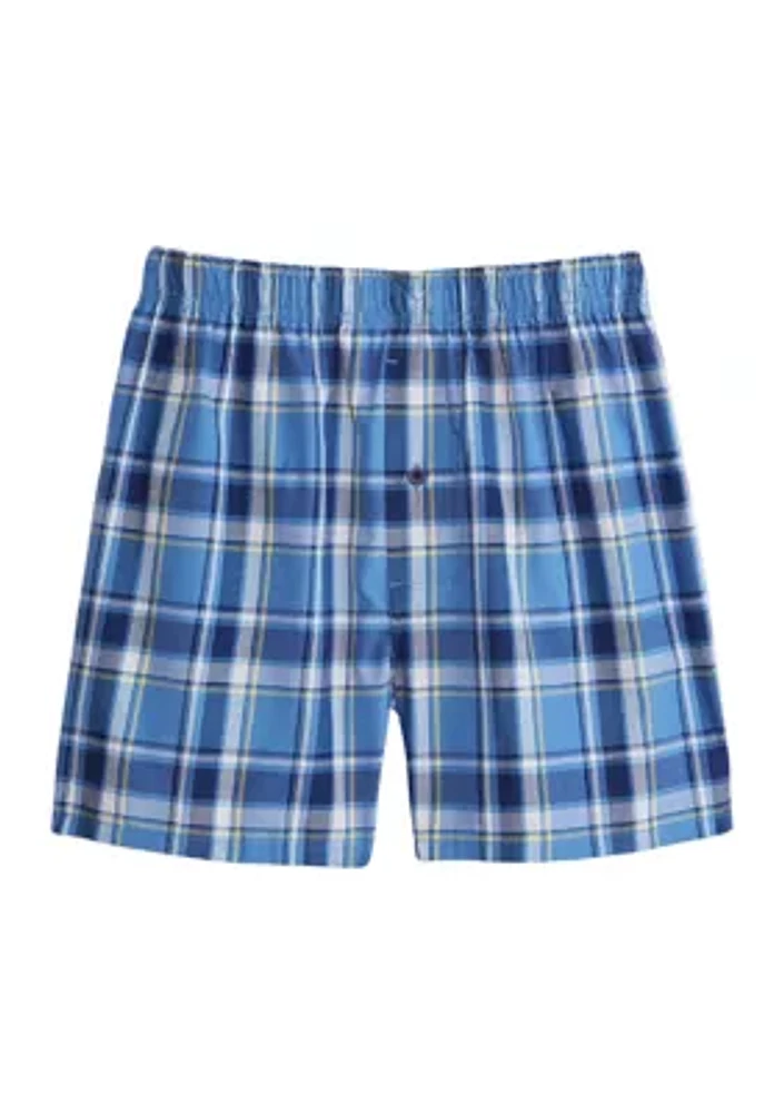 Big & Tall Plaid Boxers