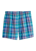 Multicolored Plaid Boxers