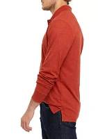 Long Sleeve Jersey Polo Shirt