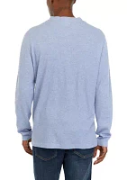 Long Sleeve Thermal Henley Shirt