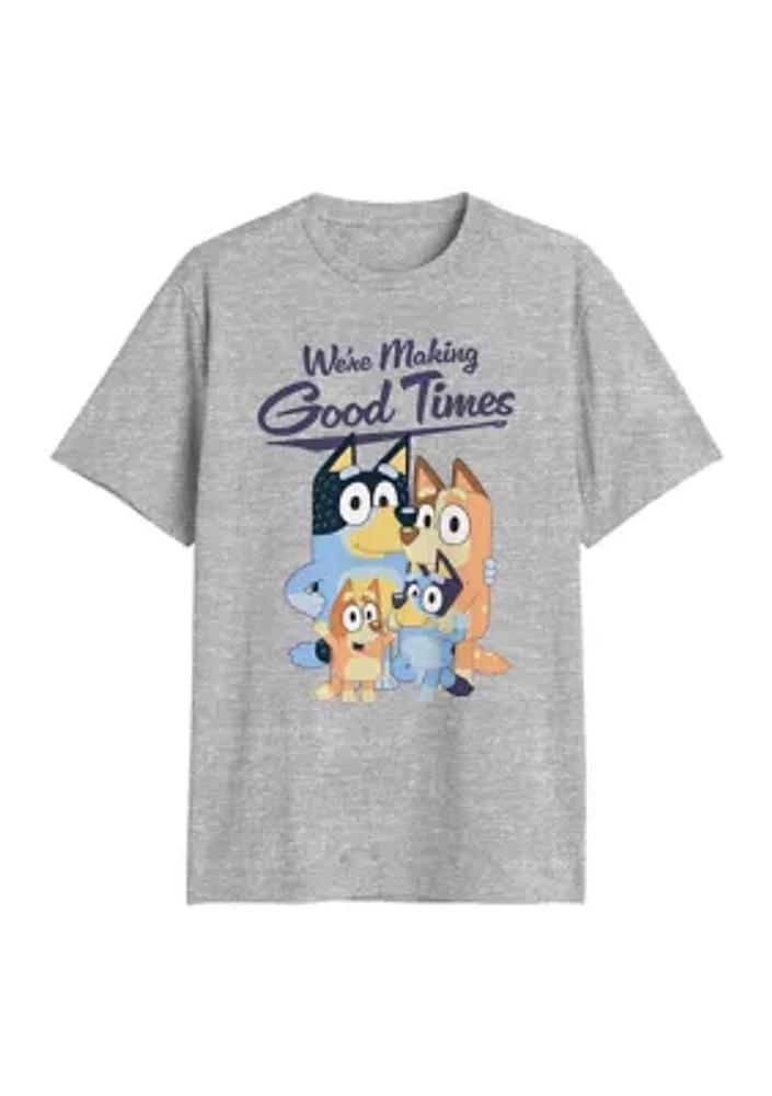 Bluey Good Times Graphic T-Shirt