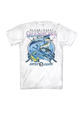 Short Sleeve Offshore Charters Graphic T-Shirt