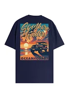 Short Sleeve Southern Waters Jeep Graphic T-Shirt