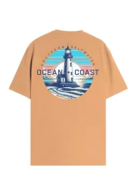 Southern Saltwater Lighthouse Short Sleeve Graphic T-Shirt