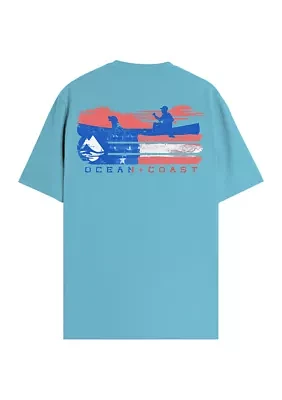 Short Sleeve Lake Graphic T-Shirt