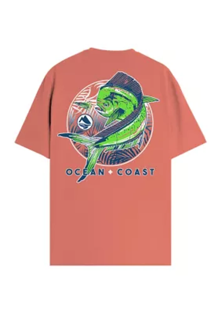 Short Sleeve Side Eye Marlin Graphic T-Shirt