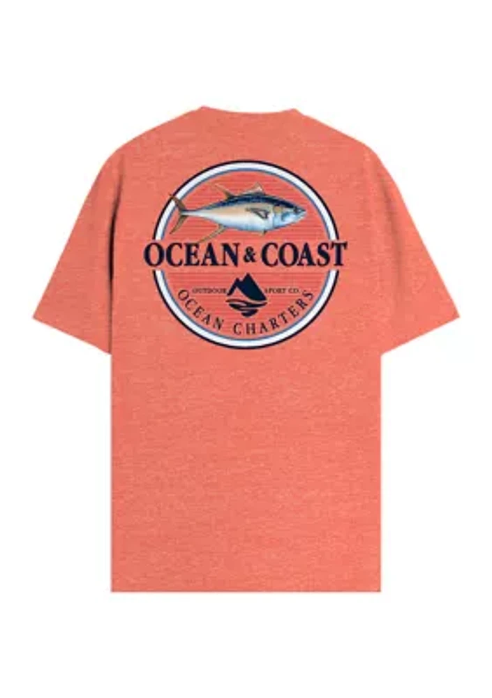 Short Sleeve Ocean Charter Graphic T-Shirt