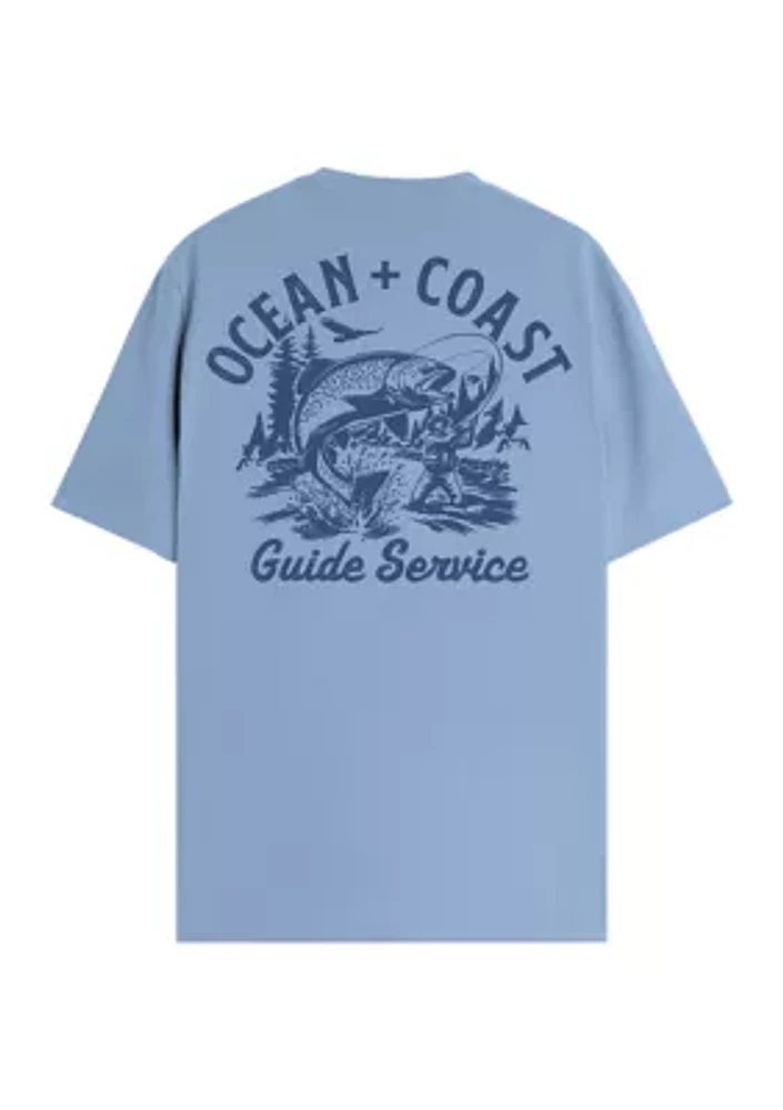 Short Sleeve Guide Service Graphic T-Shirt