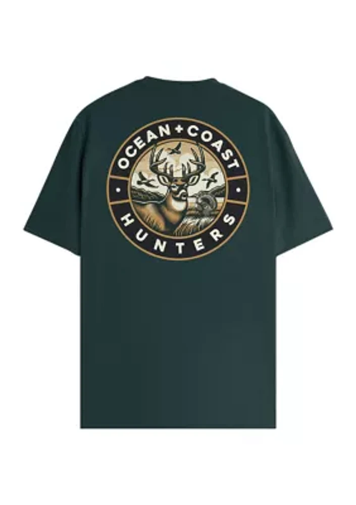 Short Sleeve White Tail Graphic T-Shirt