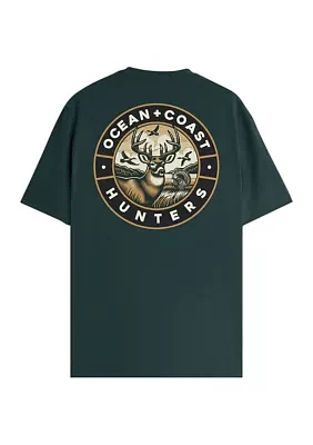 Short Sleeve White Tail Graphic T-Shirt