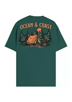 Short Sleeve Camping Graphic T-Shirt