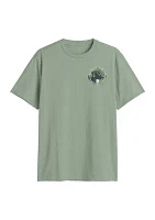 Short Sleeve Dog Flush Graphic T-Shirt