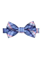 Printed Plaid Bowtie