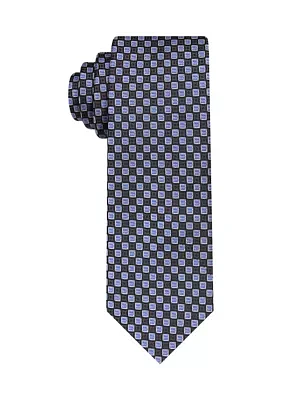 Big & Tall Extra Long Micro Square Woven Tie