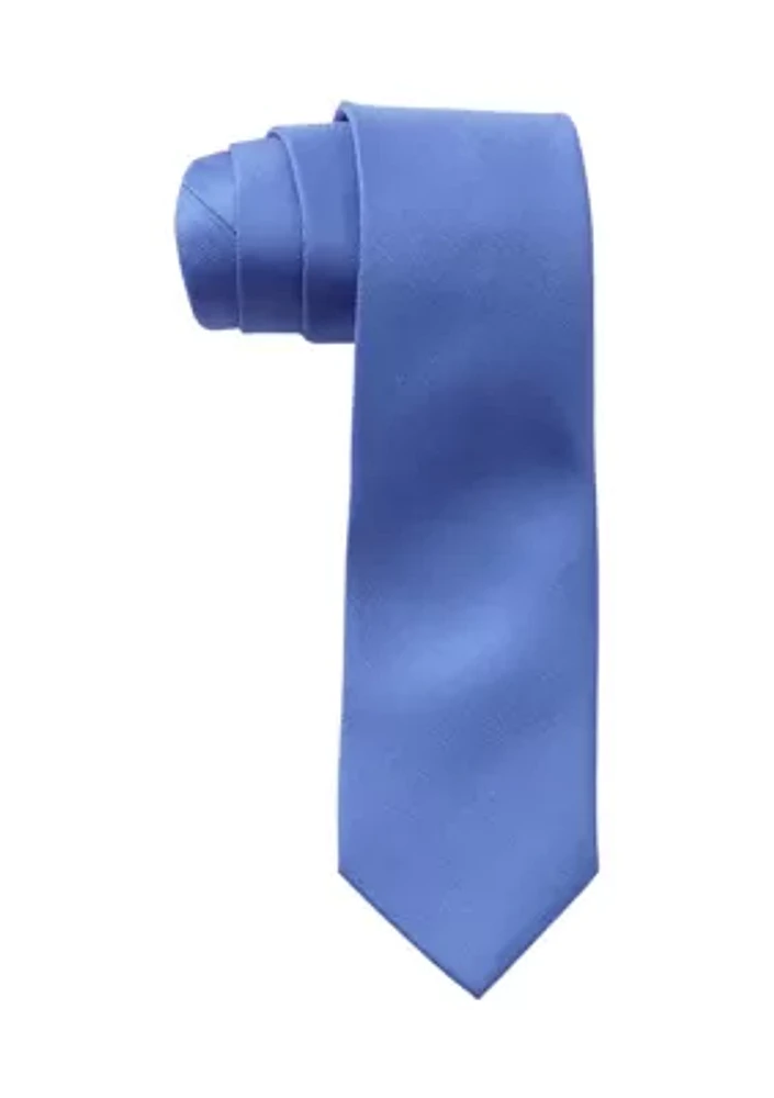 Men's Tall Herringbone Solid Tie