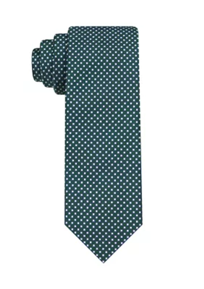 Big & Tall Micro Square Dot Tie