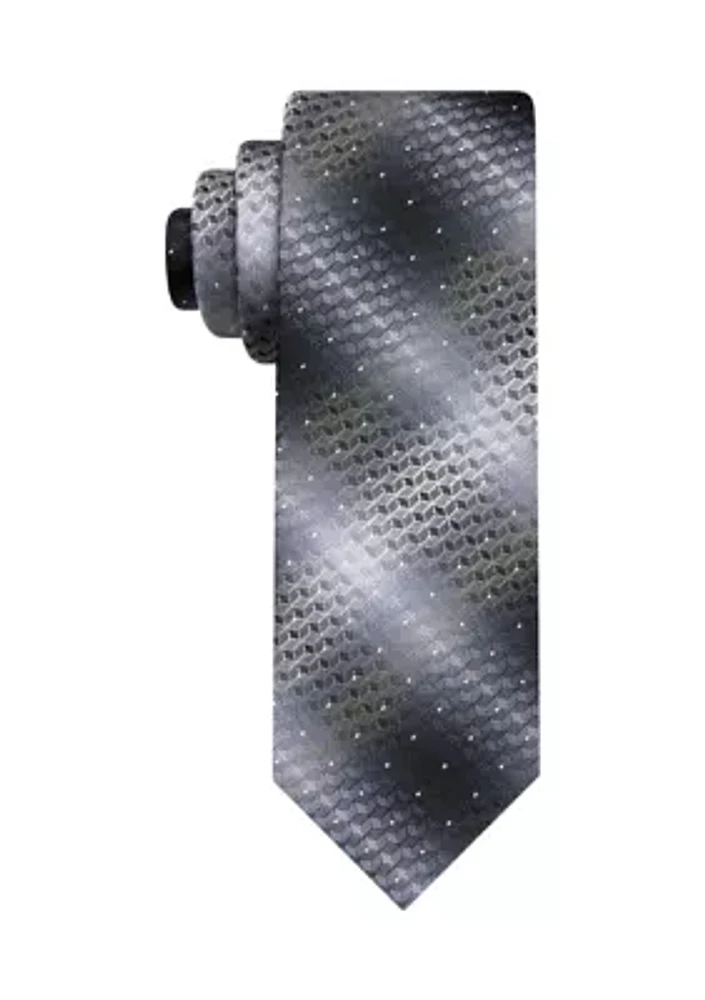 Shaded Micro Squares Tie