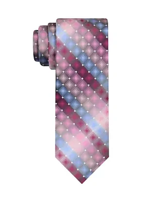 White Dot Geometric Tie