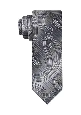 Large Shaded Paisley Tie