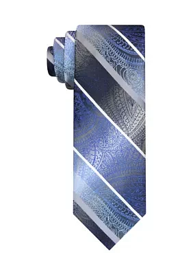 Striped Paisley Tie